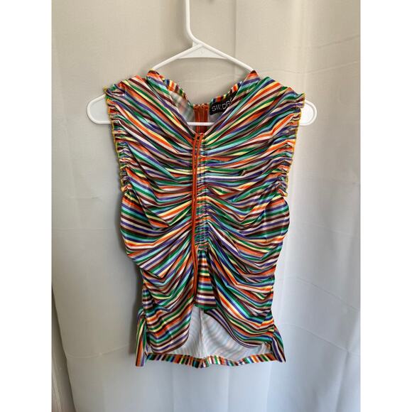 Siedres Iza Top in Mutlicolor Rainbow Size US 8 - Picture 6 of 8
